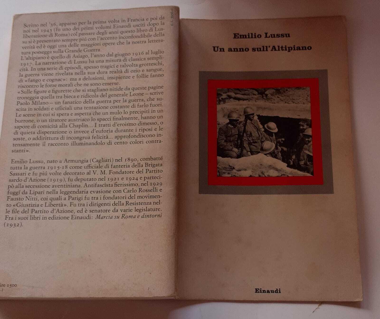 Un anno sull'Altipiano