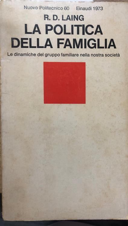 La politica della famiglia - copertina