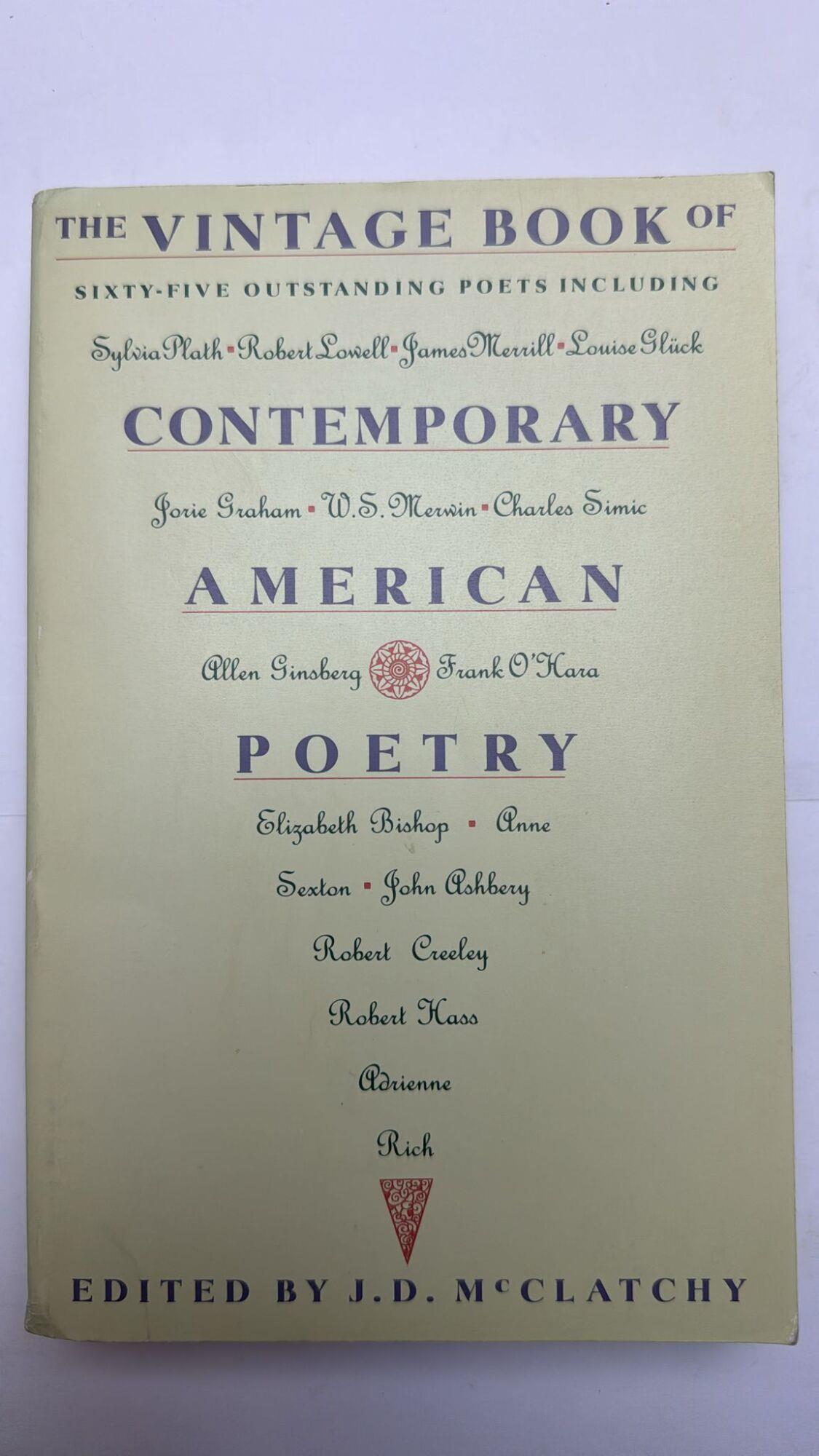 The Vintage Book of Contemporary American Poetry