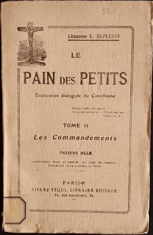 Le pain des Petits - copertina