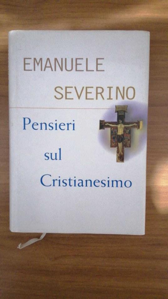 Pensieri sul Cristianesimo - Emanuele Severino - copertina