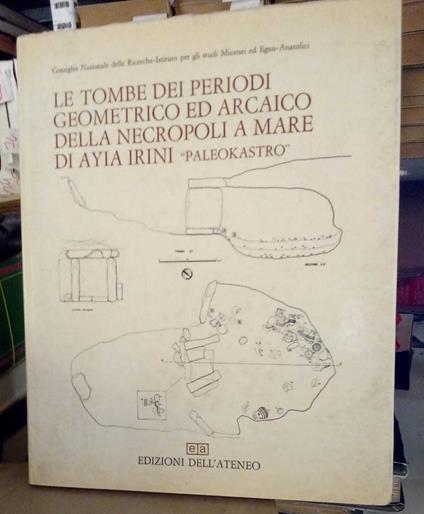 Le tombe dei periodi geometrico ed arcaico della necropoli a mare di Ayia Irini "Paleokastro" - Luigi Rocchetti - copertina