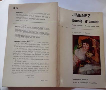 Poesie d'amore - J. Ramón Jiménez - copertina