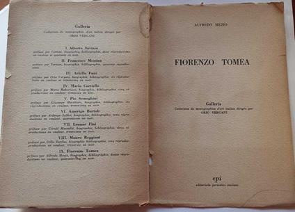 Fiorenzo Tomea - Alfredo Mezio - copertina