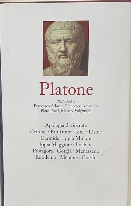 Dialoghi. Apologia di Socrate Critone-Eutifrone-Ione-Liside-Carmide ed altri - Platone - copertina