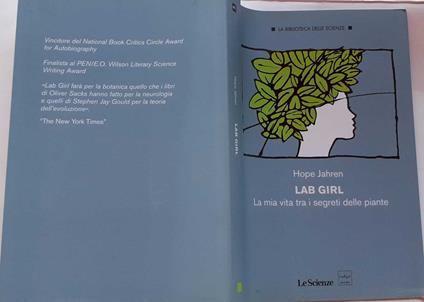 Lab Girl. La mia vita tra i segreti delle piante - copertina