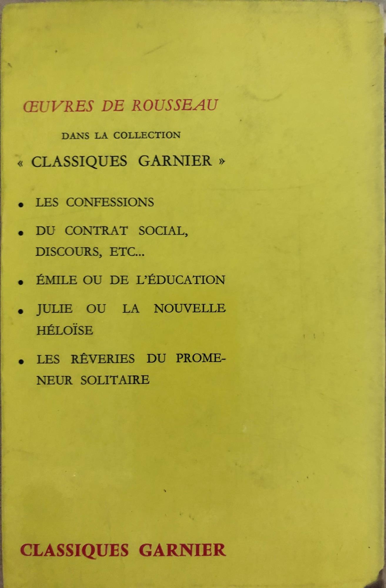 Du contrat social ou Principes du droit politique