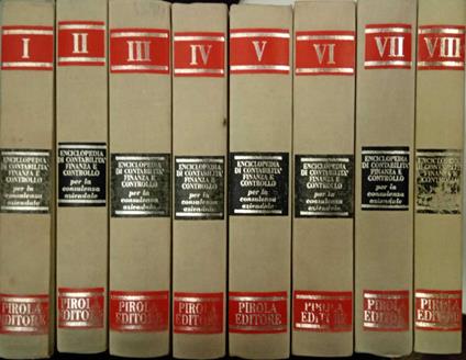 Enciclopedia di contabilità finanza e controllo per la consulenza aziendale (8 volumi) - copertina