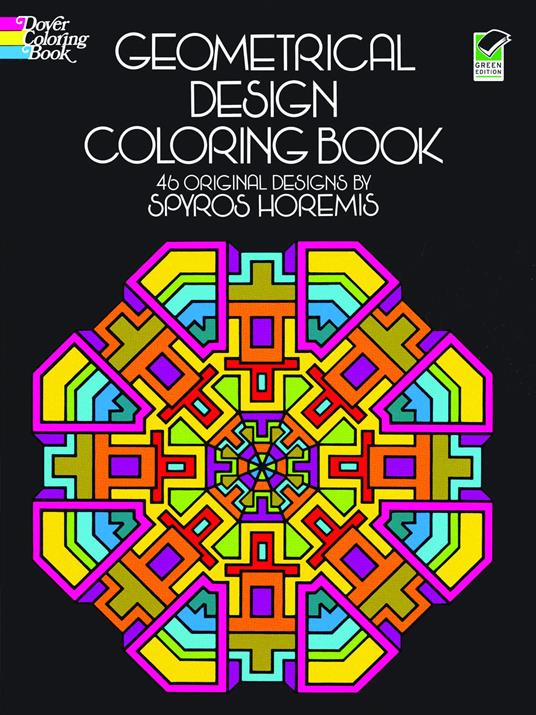Geometrical Design Coloring Book - copertina