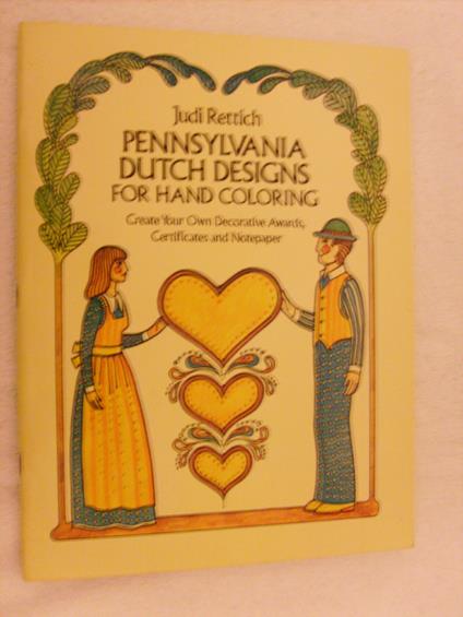 Pennsylvania Dutch Designs for Hand Coloring - copertina