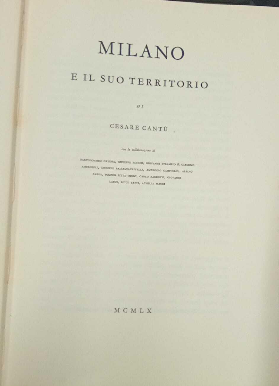 Milano e il suo territorio
