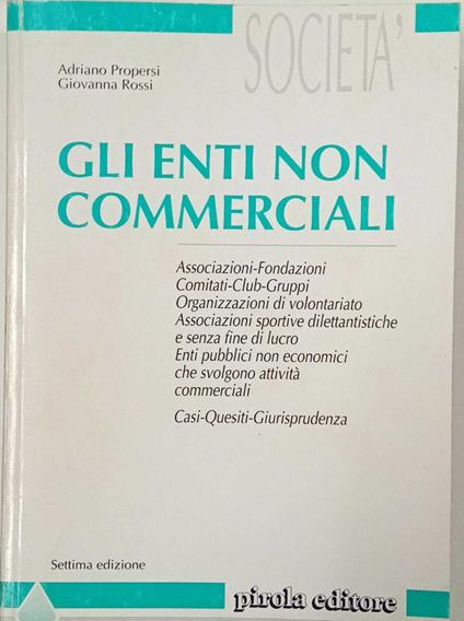 Gli Enti non commerciali - copertina