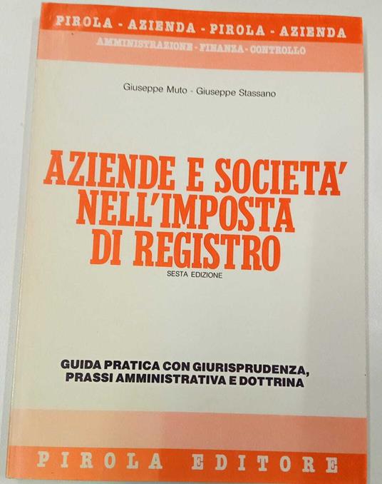 Aziende e società nell'imposta di registro - copertina