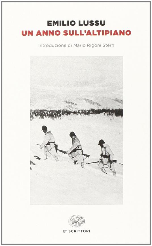 Un anno sull'altipiano - Emilio Lussu - copertina