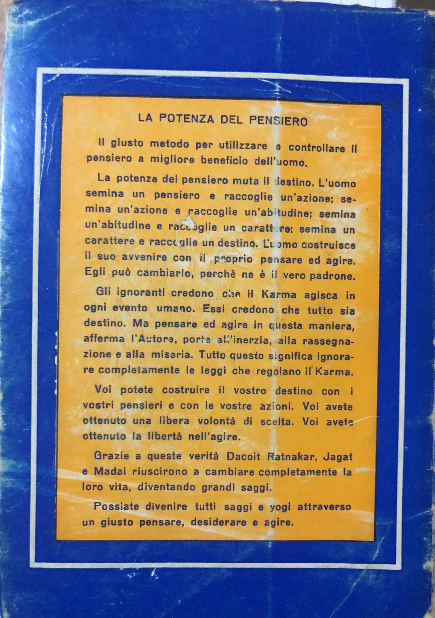 La potenza del pensiero