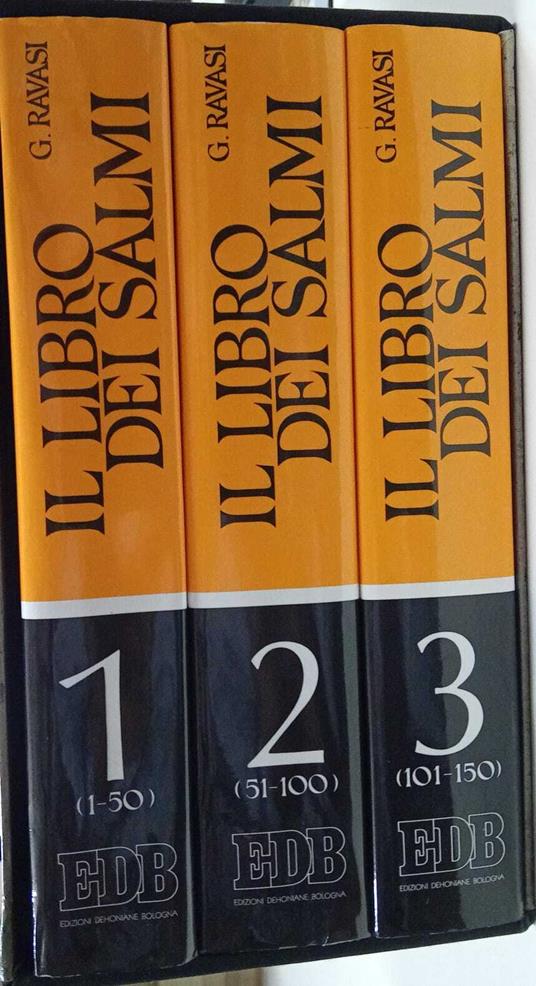 Il libro dei Salmi commento e attualizzazione (3 volumi) - Gianfranco Ravasi - copertina