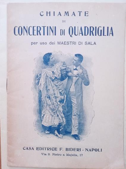 Chiamate di concertini di quadriglia per uso dei maestri di sala - copertina
