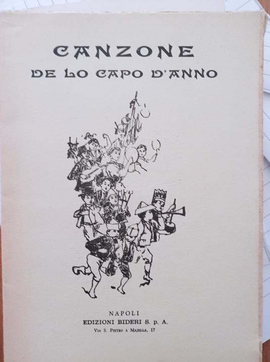 Canzone de lo Capo D'Anno - copertina