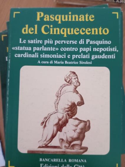 Pasquinate del Cinquecento - copertina