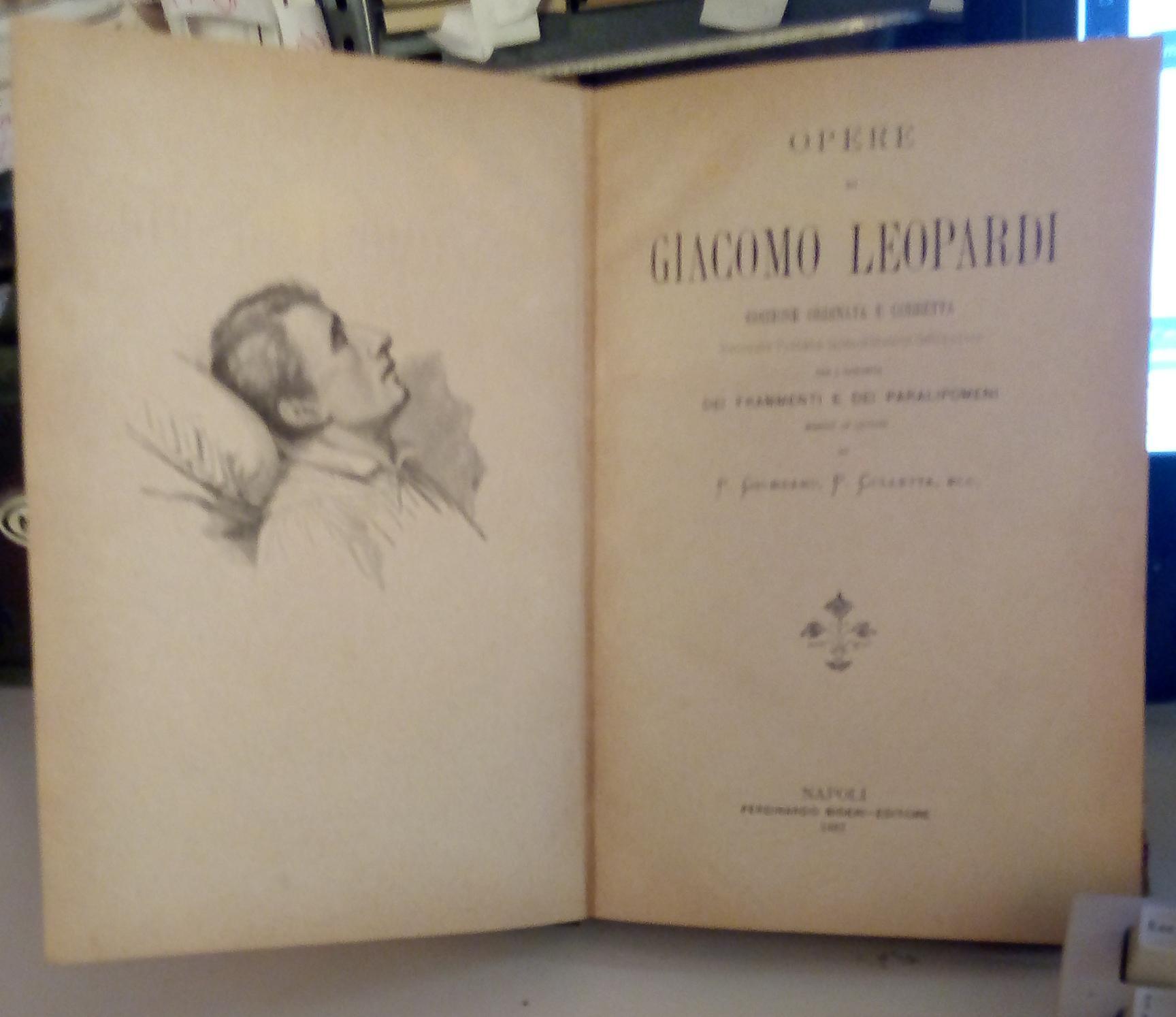 Opere di Giacomo Leopardi