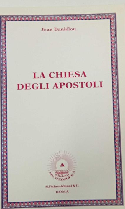 La chiesa degli apostoli - Jean Daniélou - copertina