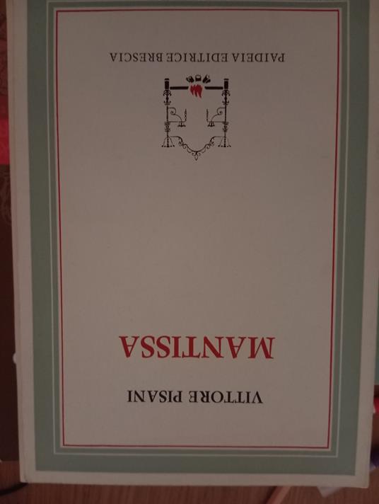 Mantissa - Vittore Pisani - copertina