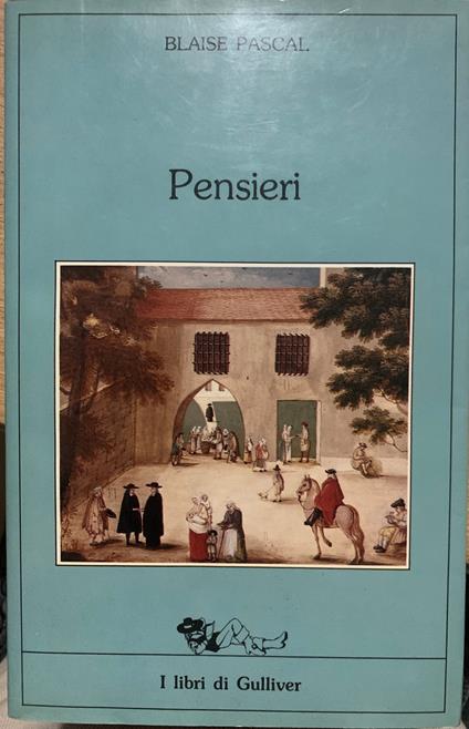 Pensieri - Blaise Pascal - copertina