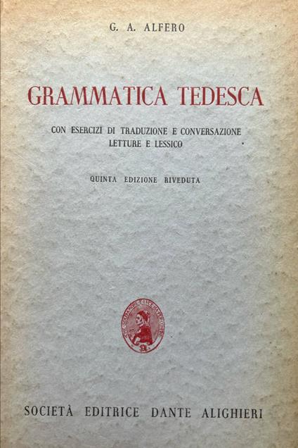 Grammatica tedesca con esercizi di traduzione e conversazione - copertina