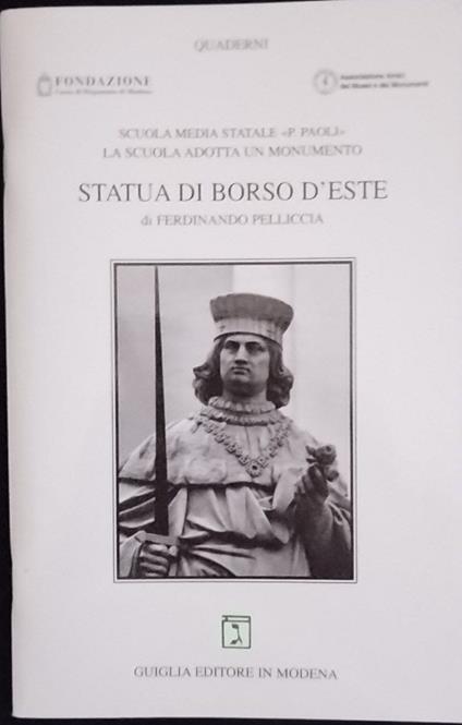 Statua di Borso d'Este di Ferdinando Pelliccia - copertina