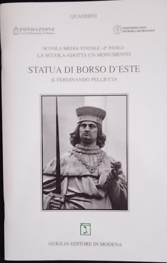 Statua di Borso d'Este di Ferdinando Pelliccia - copertina