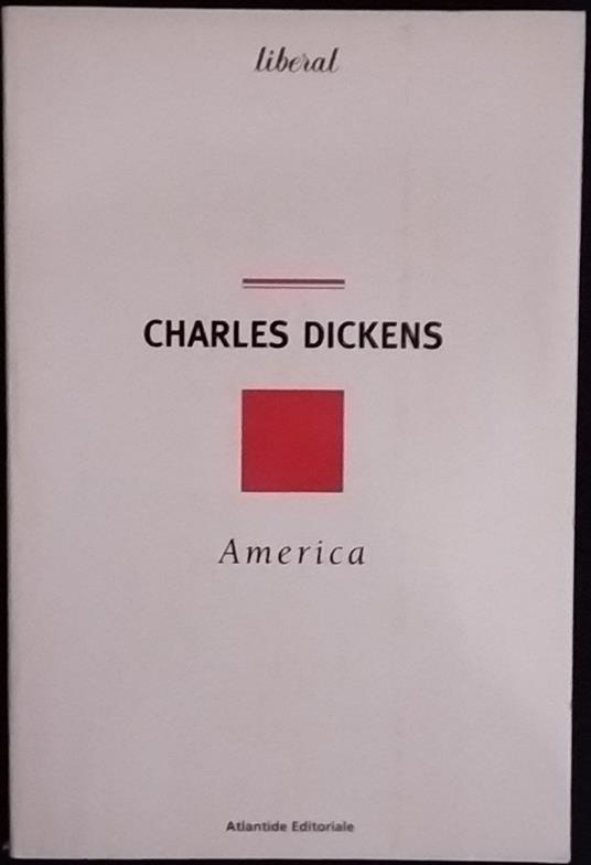 America - Charles Dickens - copertina