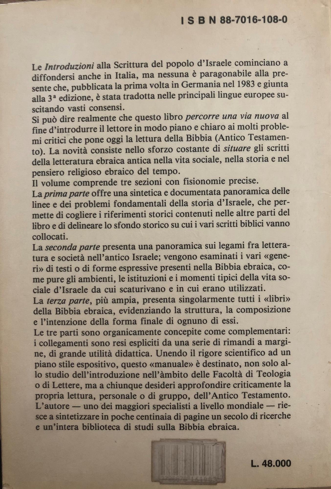 Introduzione all'Antico Testamento