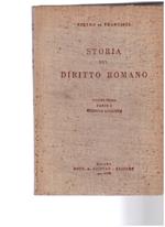 Storia del Diritto Romano Volume Terzo Parte I