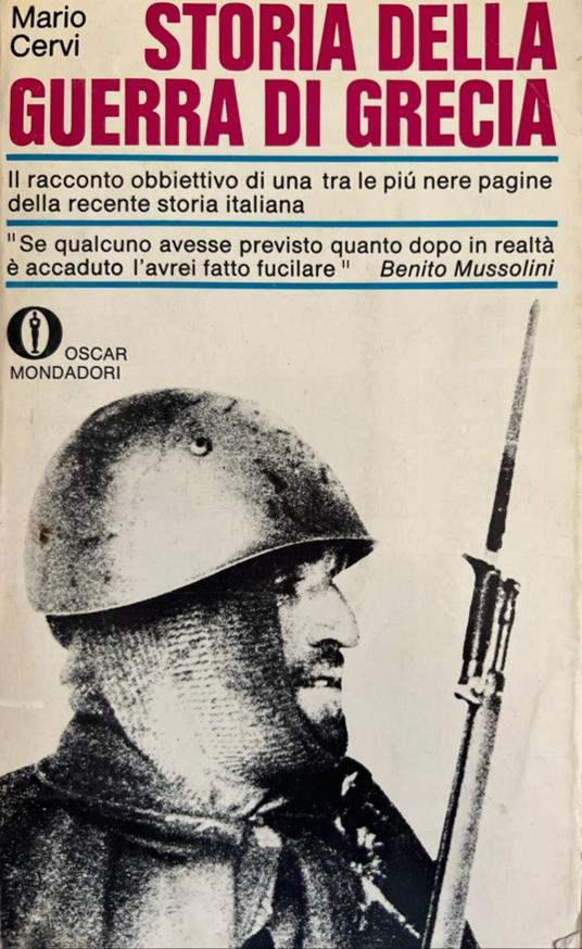 Storia della guerra di Grecia - Mario Cervi - copertina