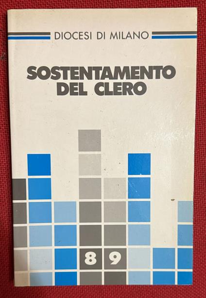 sostentamento del clero - copertina