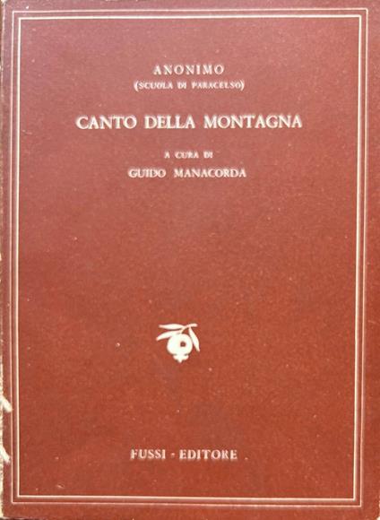 Canto della montagna - copertina