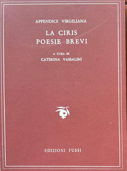 La Ciris - Poesie brevi - copertina