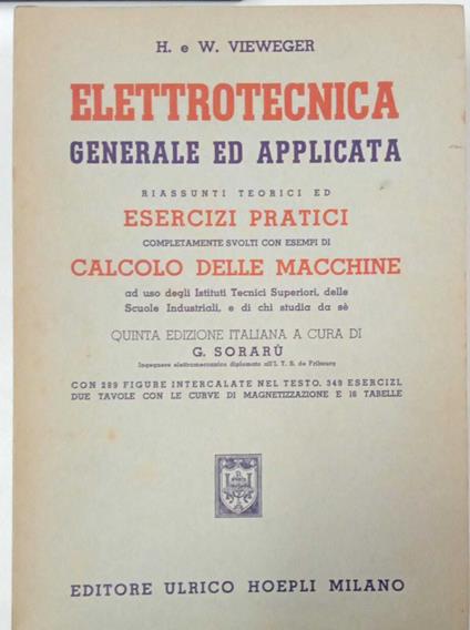 Elettrotecnica generale ed applicata - copertina
