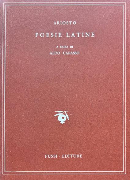 Poesie latine - Ludovico Ariosto - copertina