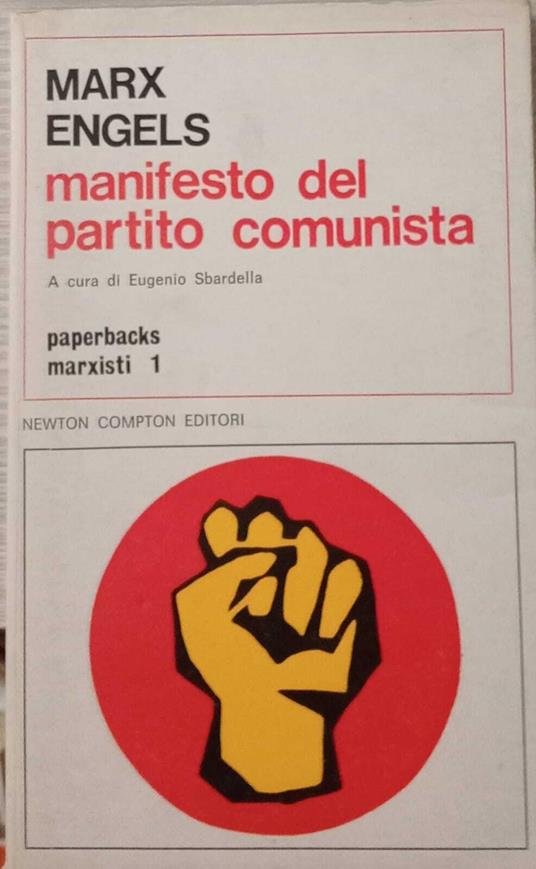 Manifesto del partito comunista - Karl Marx - copertina