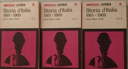 Storia d'Italia 1861 - 1969. N. 3 volumi - Denis Mack Smith - copertina