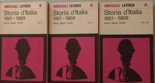 Storia d'Italia 1861 - 1969. N. 3 volumi - Denis Mack Smith - copertina