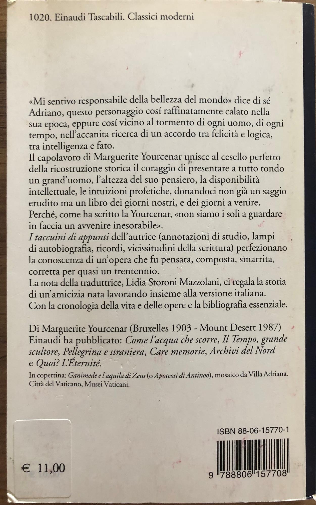 Memorie di Adriano. Seguite dai taccuini di appunti