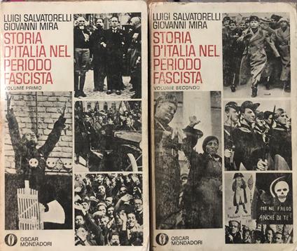 Storia d'Italia nel periodo fascista. Vol. I - II - Luigi Salvatorelli - copertina