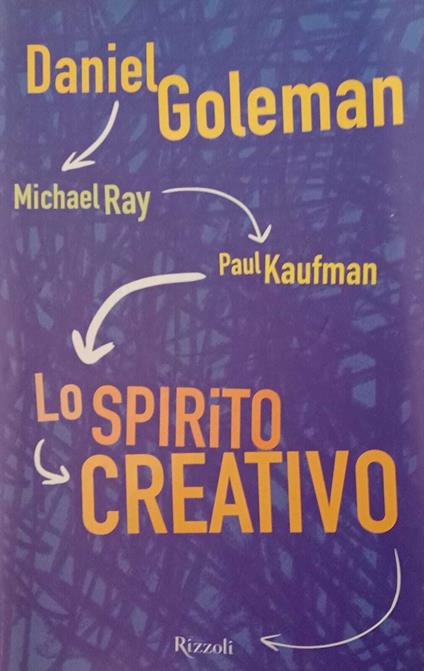 Lo spirito creativo - Daniel Goleman - copertina