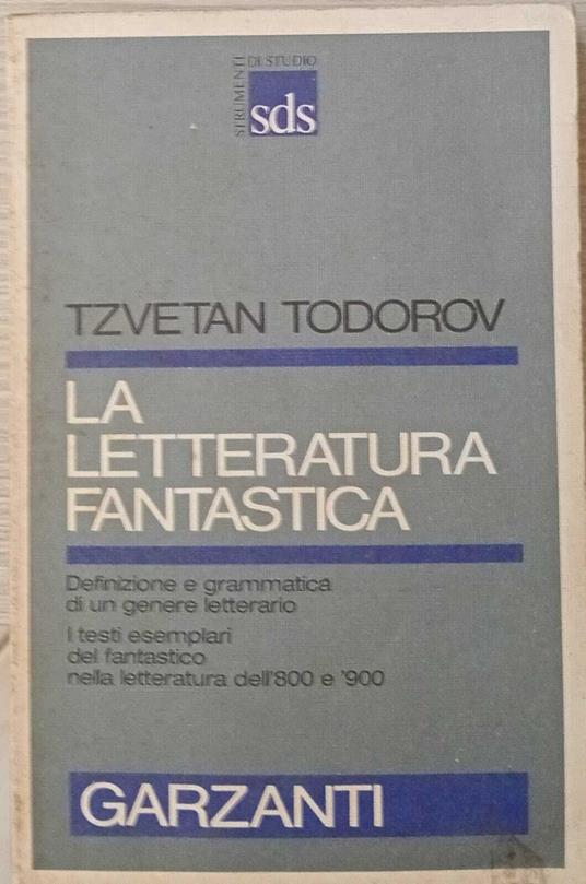 La letteratura fantastica - Tzvetan Todorov - copertina