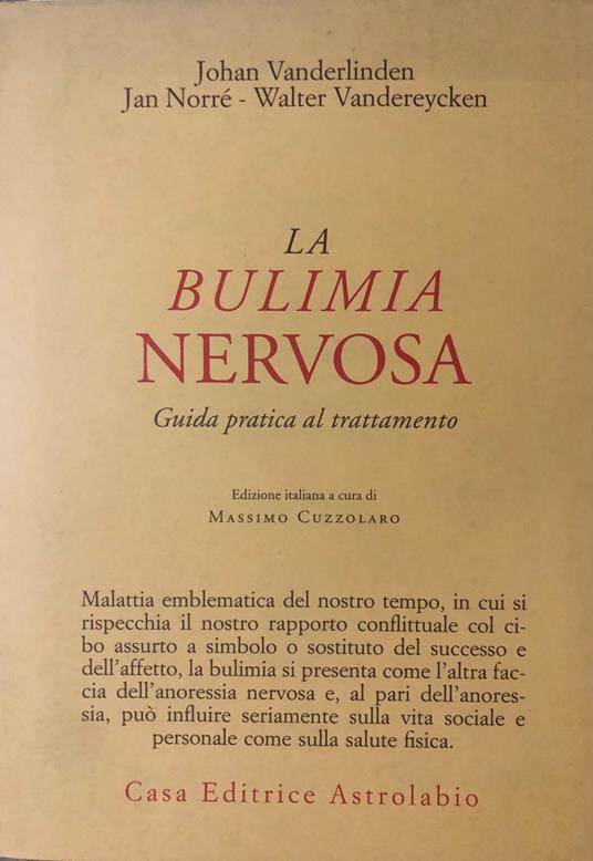 La bulimia nervosa. Guida pratica al trattamento - copertina