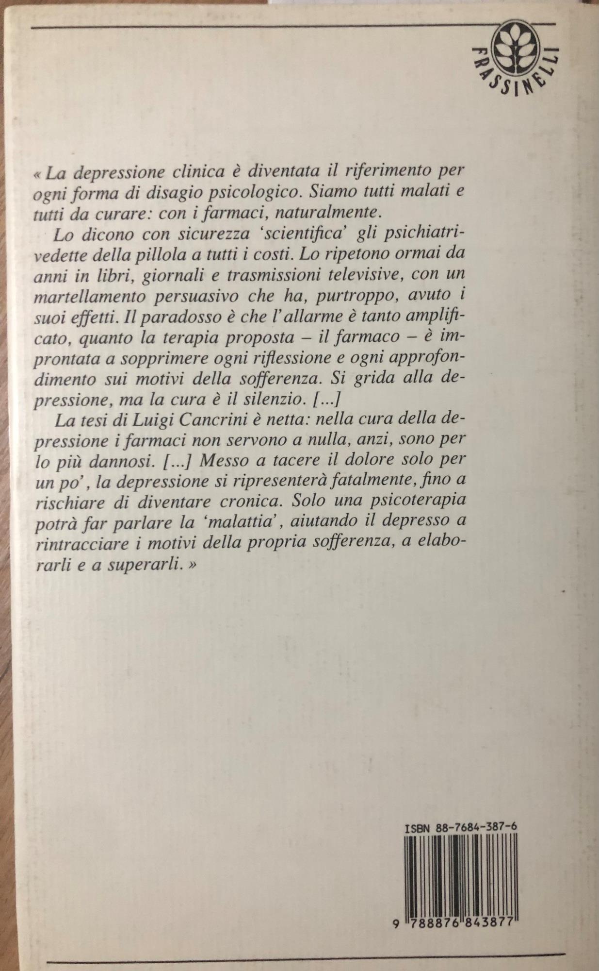 Date parole al dolore. La depressione: conoscerla per guarire