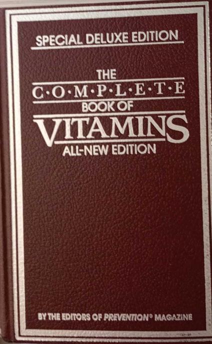 The Complete Book of Vitamins - copertina