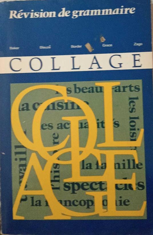 Rèvision de grammaire - copertina